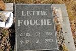 FOUCHE Lettie 1985-2003