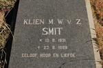SMIT Klien M.W.v. Z. 1931-1989