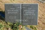 PRINSLOO Heylgard Andries Cornelius 1926-1997 & Francina Johanna 1932-1997