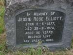 ELLIOTT Jessie Rose 1877-1973