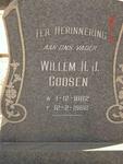 GOOSEN Willem H.J. 1882-1966