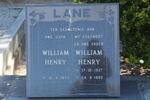 LANE William Henry -1933 :: LANE William Henry 1927-1990
