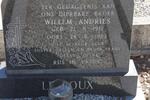 ROUX Willem Andries, le 1912-1982