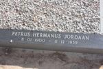 BRAND Petrus Hermanus Jordaan 1900-1959