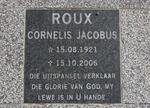 ROUX Cornelis Jacobus 1921-2006