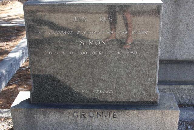 CRONJE Simon 1908-1958