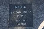 ROUX Gideon Jozua 1953-2001