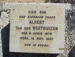 WESTHUIZEN Albert, van der 1870-1957