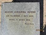 HOUGH Hester Johanna nee V.D.MERWE 1885-1914