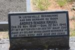 KRÜGEL Andries Hendrik 1858-1946