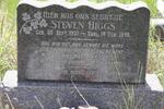HIGGS Steven 1937-1946