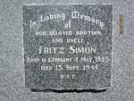 SIMON Fritz 1889-1944