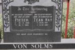 SOLMS Pieter, von 1908-1985 & Jean May 1913-2001
