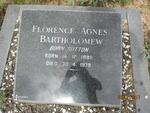 BARTHOLOMEW Florence Agnes nee SUTTON 1889-1979