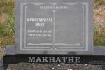 MAKHATHE Mamothswane Mary 1947-2005