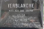 TERBLANCHE Hilda 1925-1973