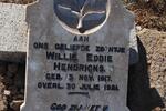 HENDRICKS Willie Eddie 1917-1921