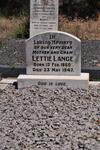 LANGE Lettie 1860-1947