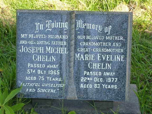 CHELIN Joseph Michel -1965 & Marie Eveline -1977