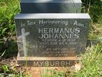 MYBURGH Hermanus Johannes 1932-1992