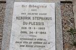 PLESSIS Hendrik Stephanus, du 1865-1942 