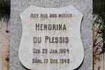 PLESSIS Hendrina, du 1864-1949