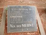 MERWE Jonathan, van der 1922-1984