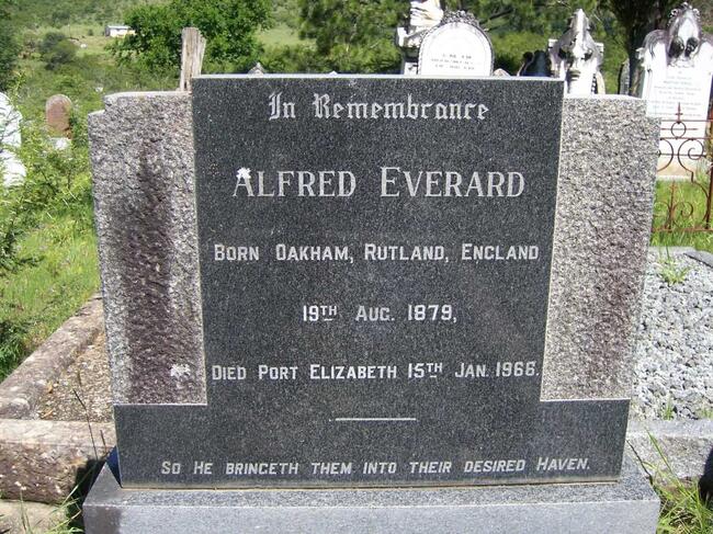 EVERARD Alfred 1879-1966