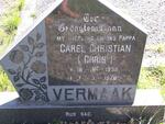 VERMAAK Carel Christian 1938-1978