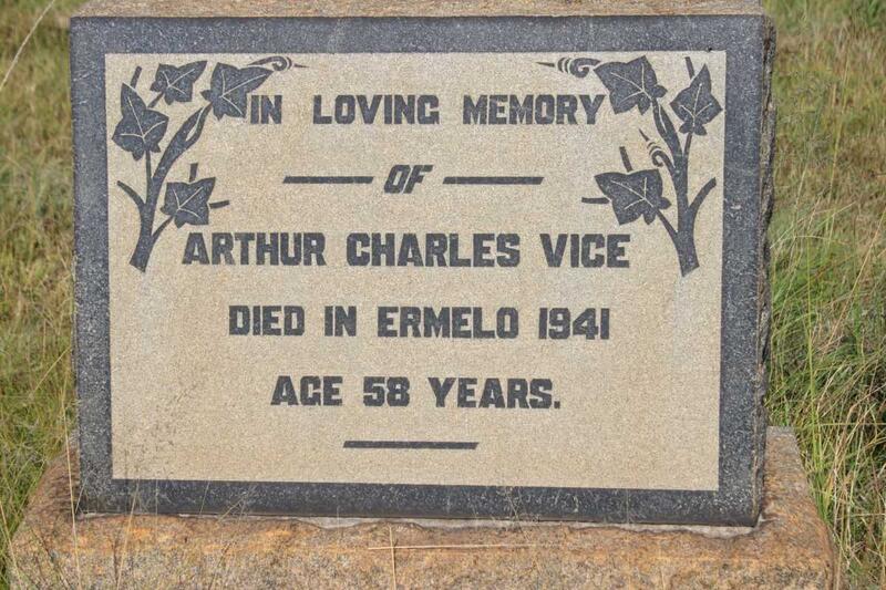 VICE Arthur Charles -1941
