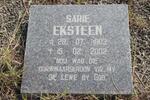 EKSTEEN Sarie 1903-2002