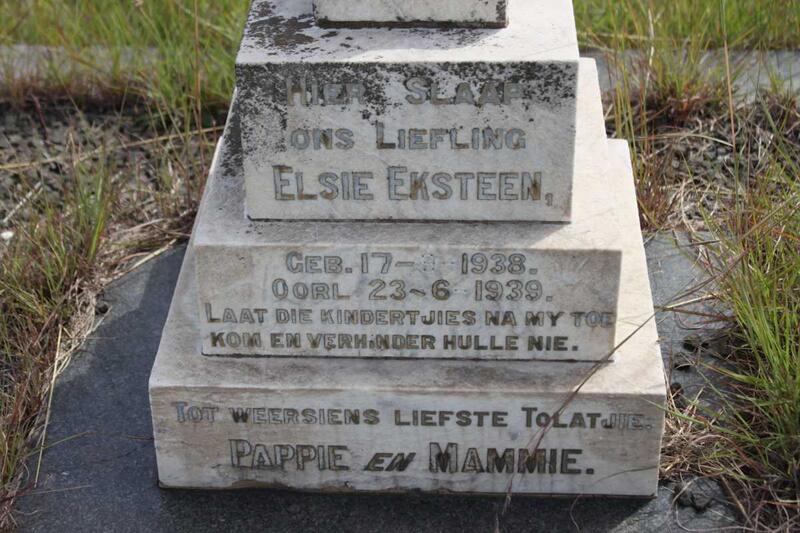 EKSTEEN Elsie 1938-1939