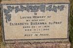 PRAT Elizabeth Suzanna, du 1890-1945