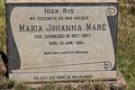 MARÉ Maria Johanna 1907-1961