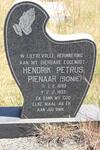 PIENAAR Hendrik Petrus 1893-1953