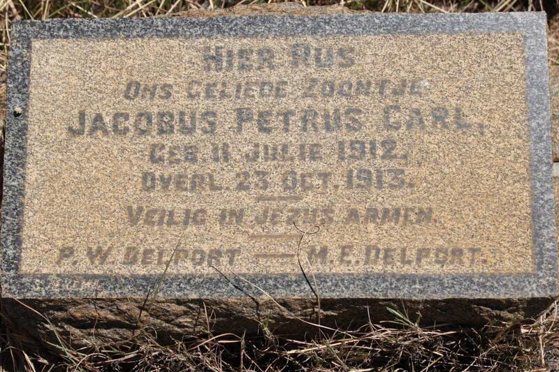 DELPORT Jacobus Petrus Carl 1912-1913
