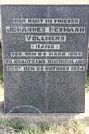 VOLLMERS Johannes Hermann 1864-1934