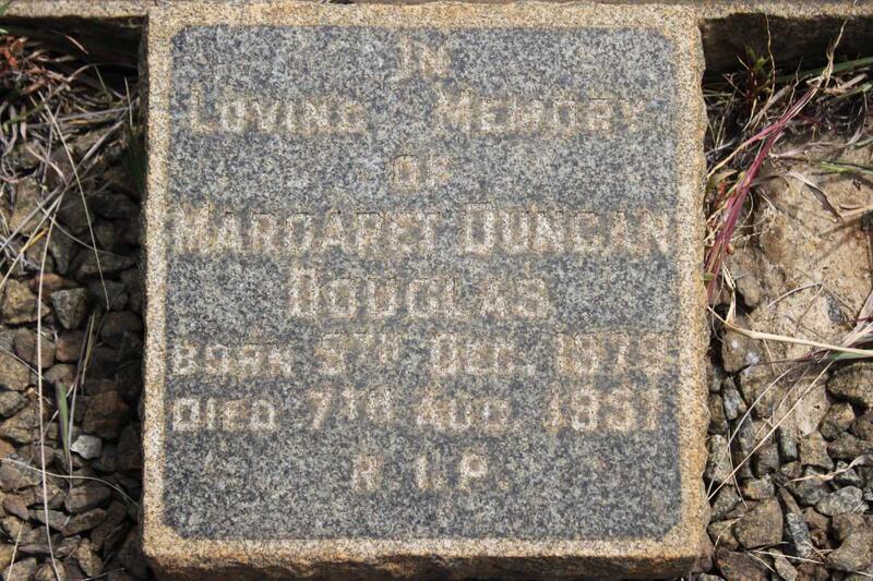 DOUGLAS Margaret Duncan 1879-1951