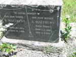MATTHEWS R. 1872-1955 & A. PENNY 1868-1930