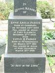 PARKER Edwin B. 1861-1939 & Annie Amelia 1859-1938
