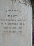 WATSON Mary 1854-1882