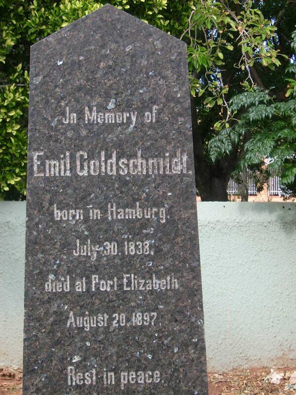 GOLDSCHMIDT Emil 1838-1897