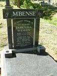 MBENSE Jabulisa Wesley 1956-2002