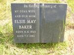BAKER Elsie May 1920-1982