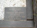 O'CONNOR Thomas Desmond 1931-1988