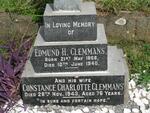 CLEMMANS Edmund H. 1868-1940 & Constance Charlotte -1943