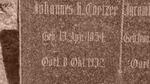 COETZEE Johannes H. 1854-1932 & Jacomina A.J. VAN JAARSVELD 1858-1927