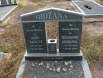 GIDZANA John Taruni 1921-2000 & Thandiwe Angelina 1925-2001