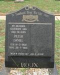 ROUX Pieter Daniel 1908-1965