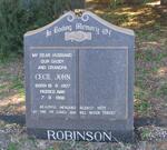 ROBINSON Cecil John 1907-1966